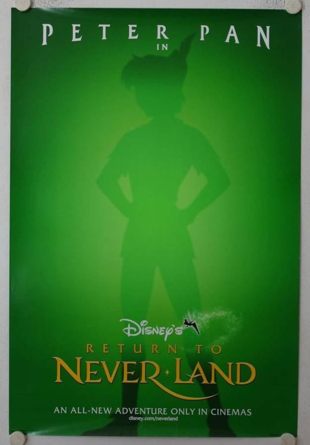 Return to Never Land original release US Onesheet movie poster